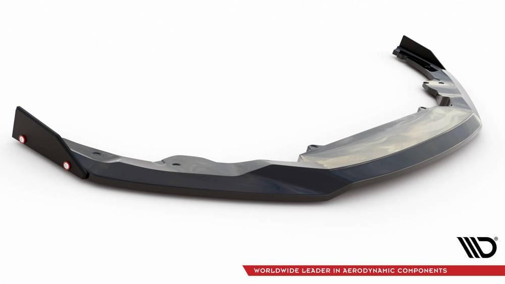 Front Lippe / Front Splitter / Frontansatz V.3 mit Flaps für Audi R8 MK2 Facelift von Maxton Design