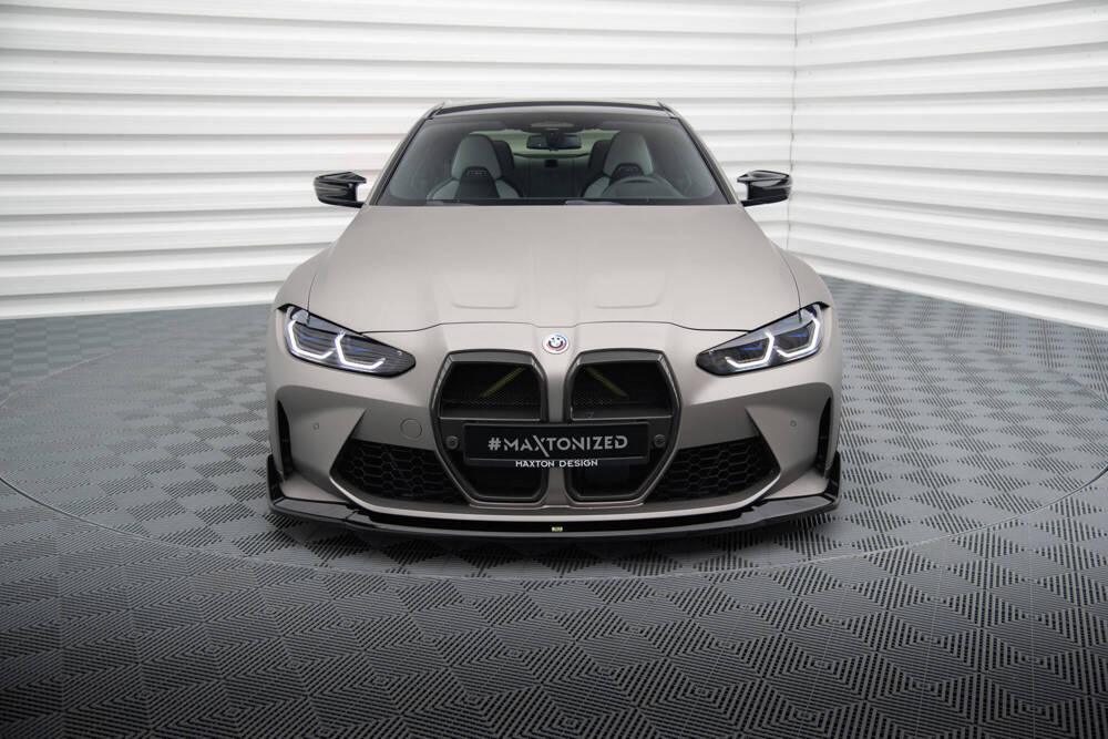 Front Lippe / Front Splitter / Frontansatz V.4 CSL Look für BMW M3 G80 von Maxton Design