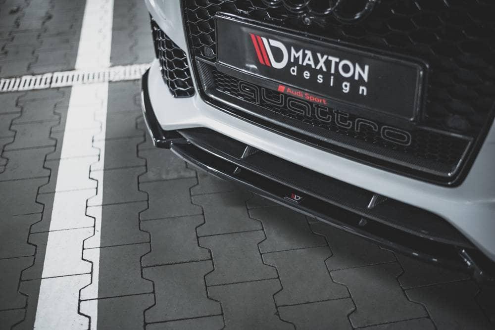 Front Lippe / Front Splitter / Frontansatz V.4 für Audi RS6 C7 von Maxton Design - UPGRADEMYCAR