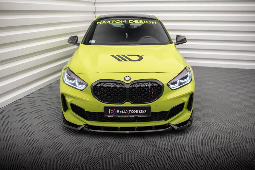 Front Lippe / Front Splitter / Frontansatz V.7 für BMW 1 F40 M-Paket / M135i von Maxton Design