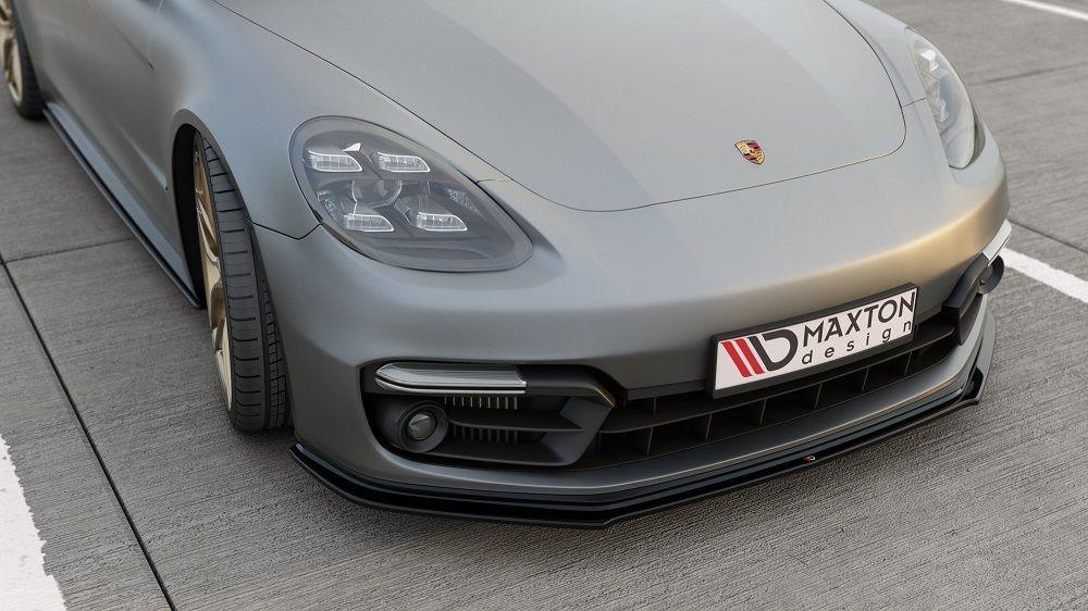 Front Lippe / Front Splitter / Frontansatz für Porsche Panamera Turbo / GTS 971 von Maxton Design