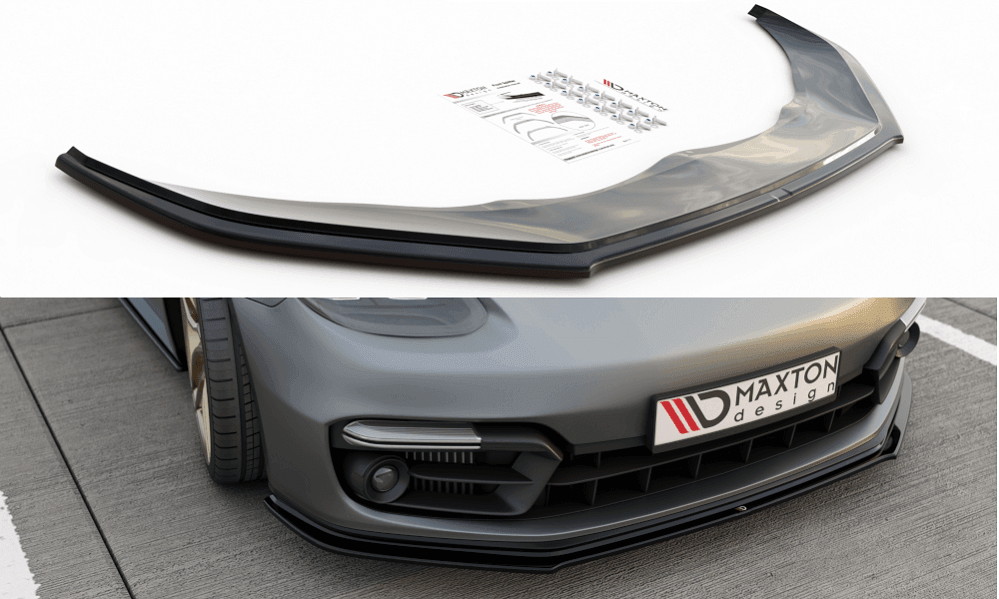 Front lip / front splitter / front apron for Porsche Panamera Turbo / GTS 971 by Maxton Design