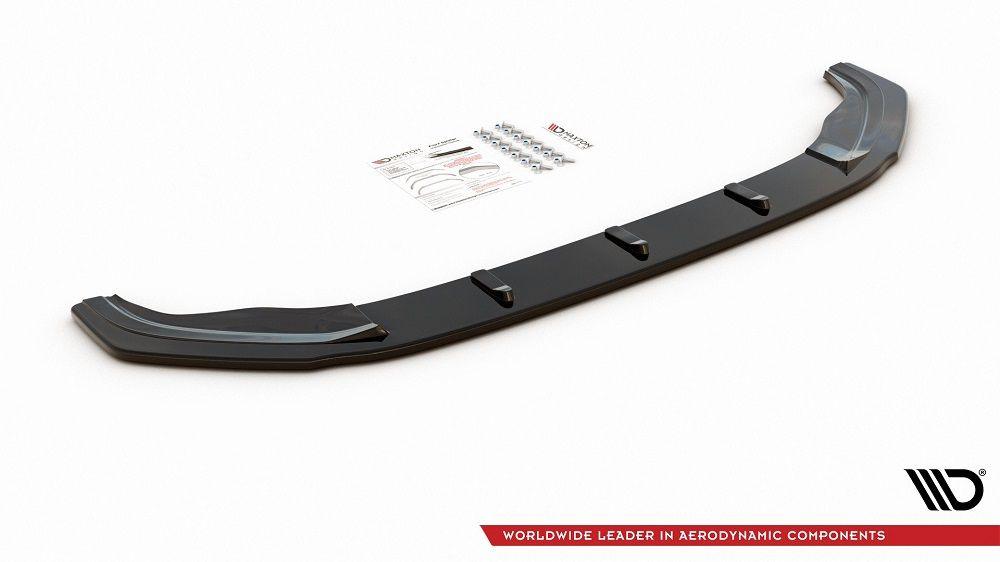 Front Lippe / Front Splitter / Frontansatz V.1 für VW Golf 7 GTI von Maxton Design