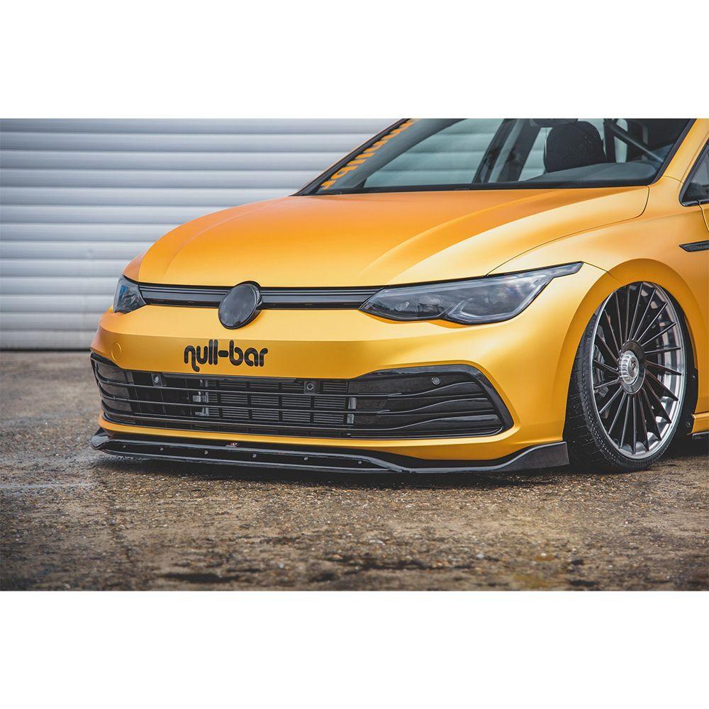 Front Lippe / Front Splitter / Frontansatz V.2 für VW Golf 8 von Maxton Design