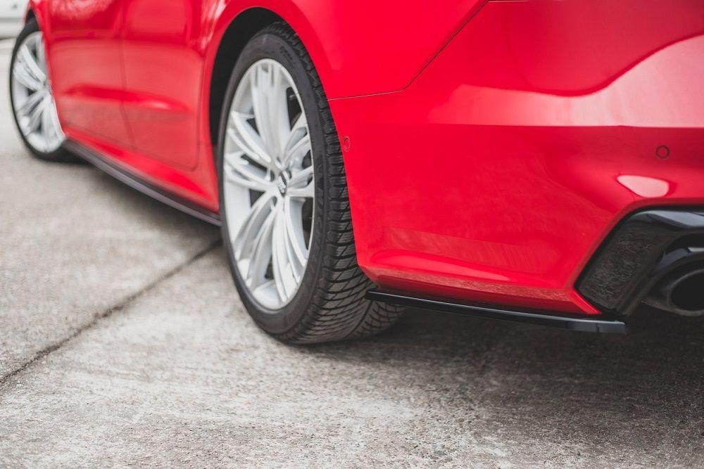 Side rear diffuser extension for Audi A7 C8 S-Line by Maxton Design