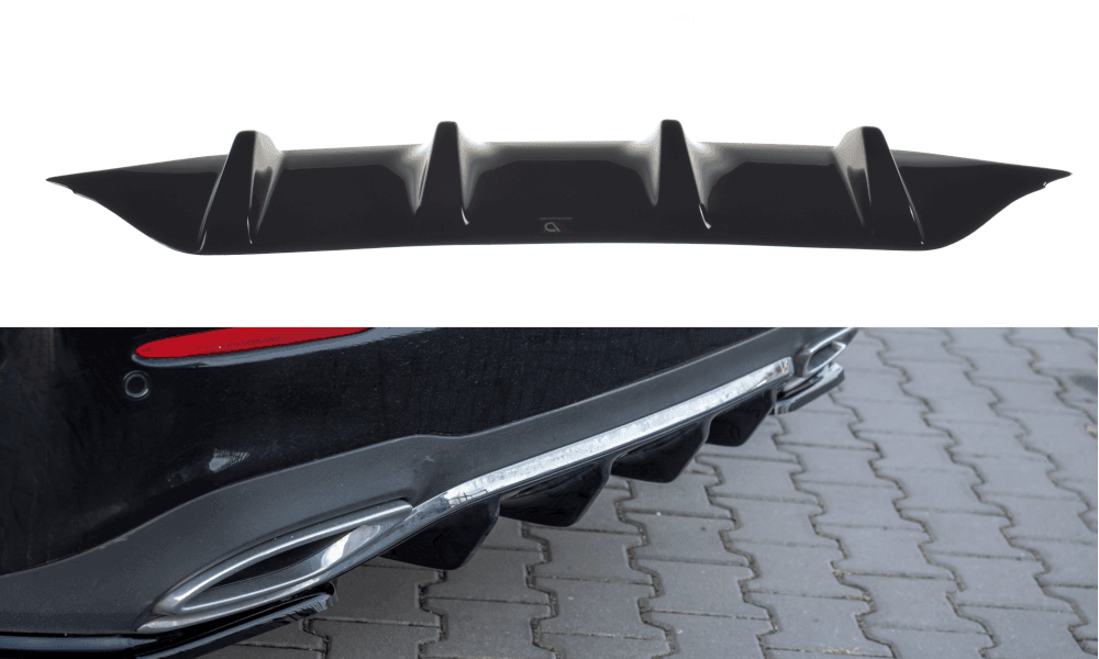 Heck Diffusor Erweiterung für Mercedes Benz E43 AMG / AMG-Line W213 von Maxton Design