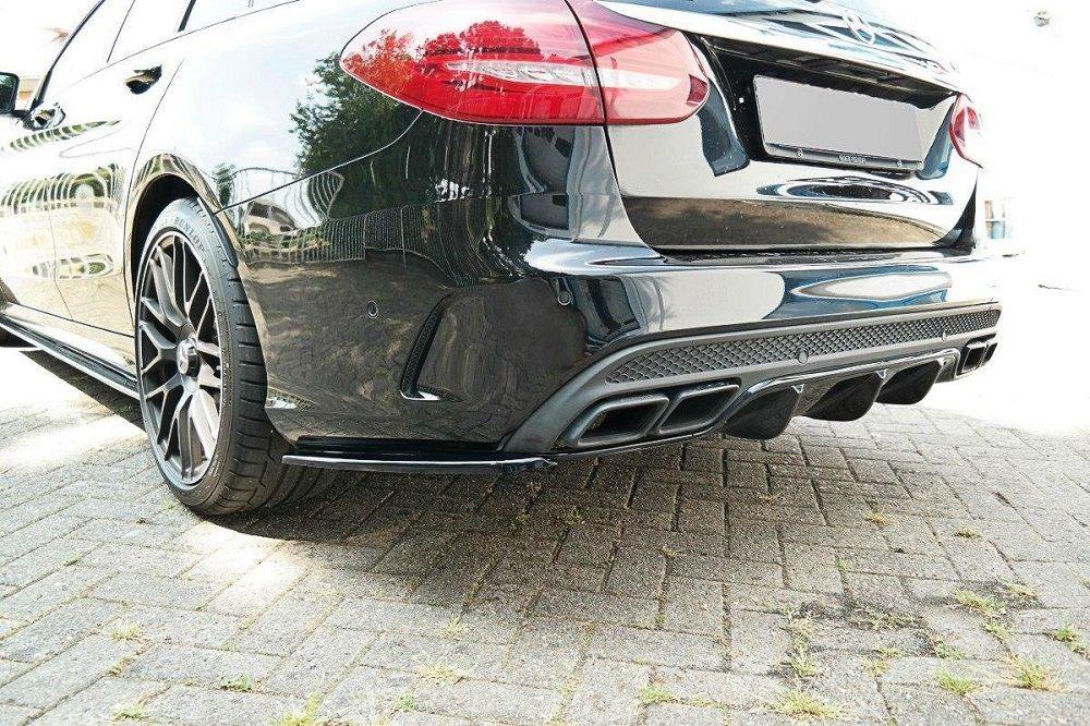 Heck Diffusor Erweiterung für Mercedes C-Klasse S205 63 AMG T-Modell von Maxton Design