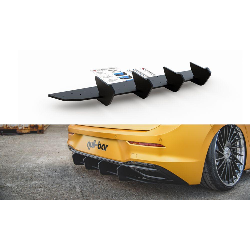 Heck Diffusor Erweiterung V.2 für VW Golf 8 von Maxton Design