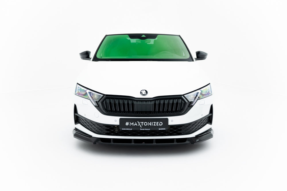 Frontlippe / Frontsplitter / Frontansatz für Skoda Octavia Sportline Liftback / Combi Mk4 Facelift von Maxton Design