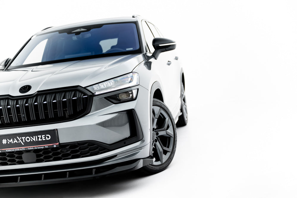 Frontlippe / Frontsplitter / Frontansatz V.2 für Skoda Kodiaq Sportline Mk2 von Maxton Design