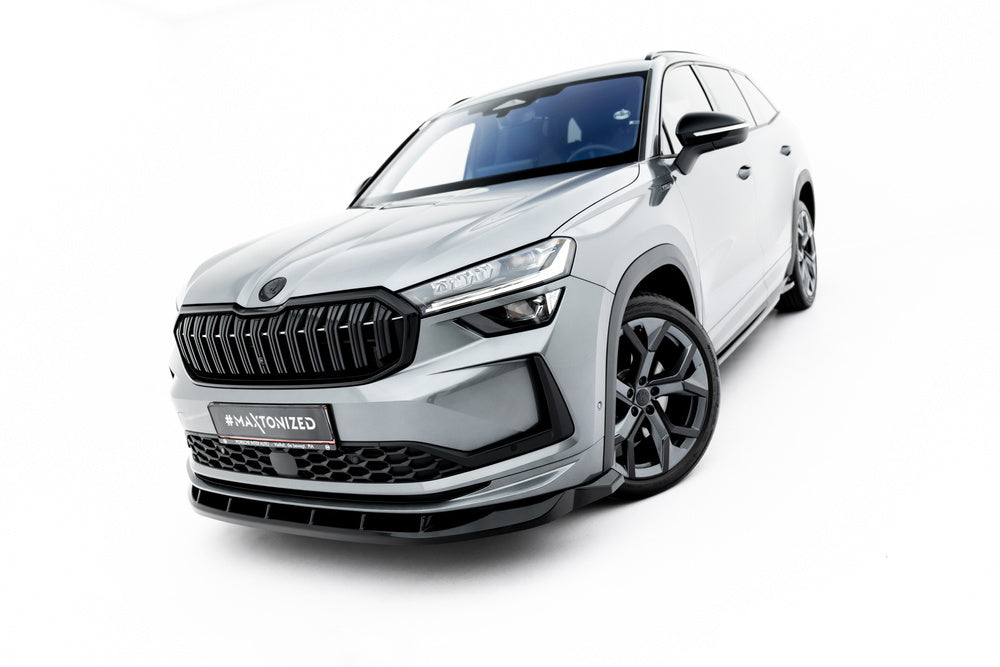 Frontlippe / Frontsplitter / Frontansatz V.2 für Skoda Kodiaq Sportline Mk2 von Maxton Design