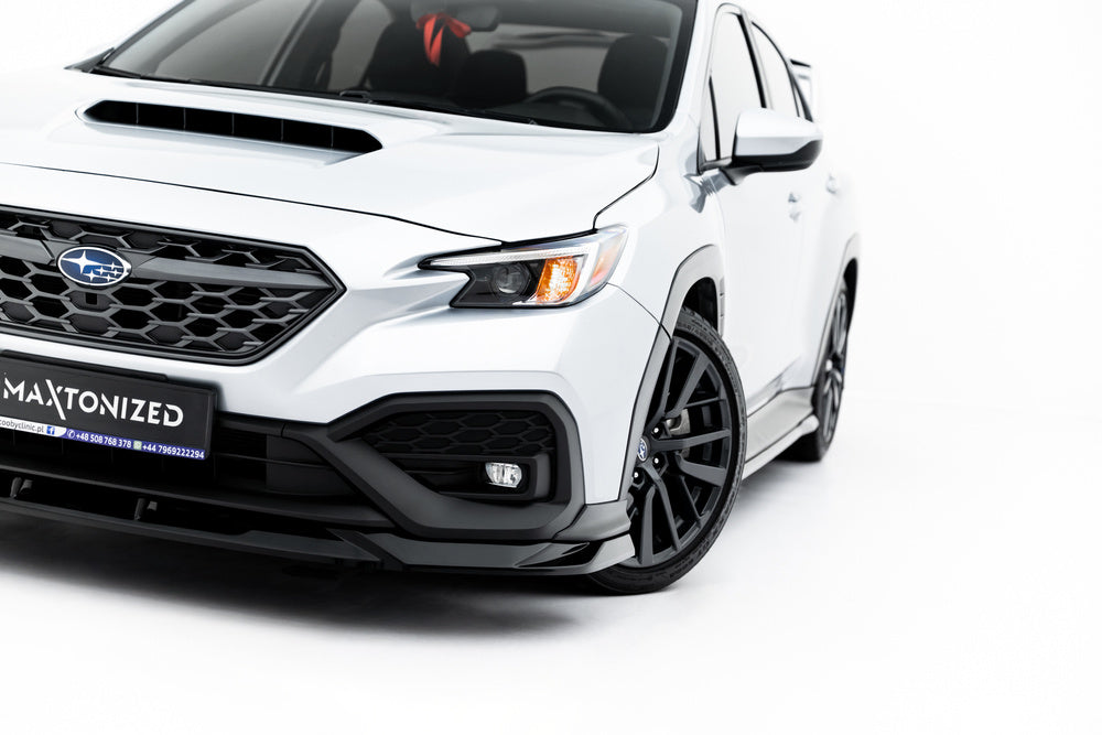 Frontlippe / Frontsplitter / Frontansatz V.2 für Subaru WRX STI Mk2 von Maxton Design