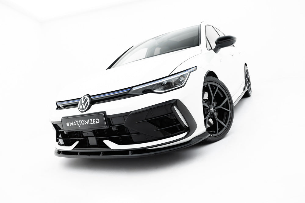 Frontlippe / Frontsplitter / Frontansatz V.2 für Golf R Variant Mk8 Facelift von Maxton Design