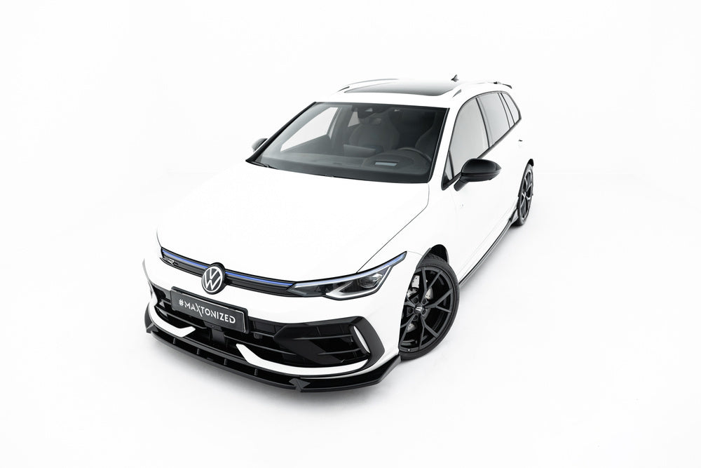 Frontlippe / Frontsplitter / Frontansatz V.3 für Golf R Variant Mk8 Facelift von Maxton Design