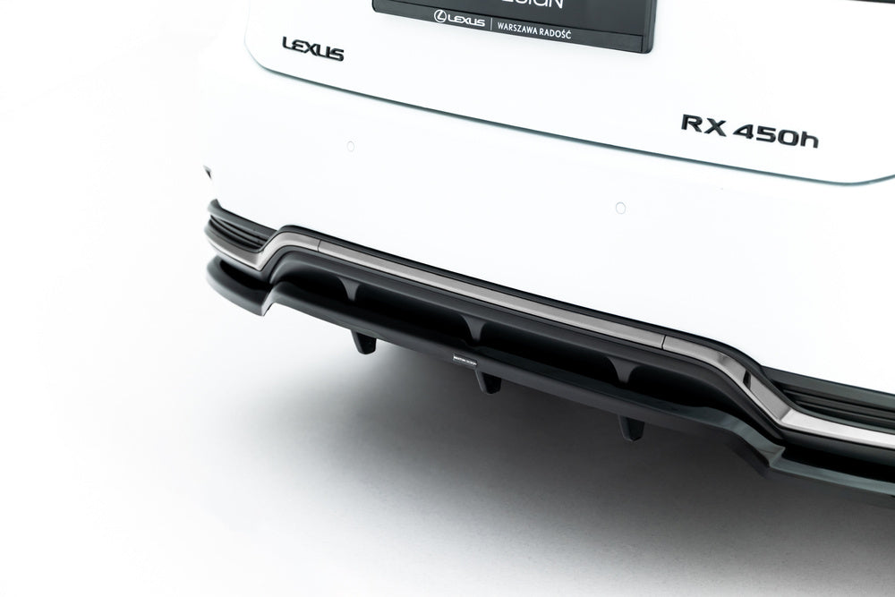 Zentraler Hinterer Splitter für Lexus RX F-Sport Mk4 Facelift von Maxton Design