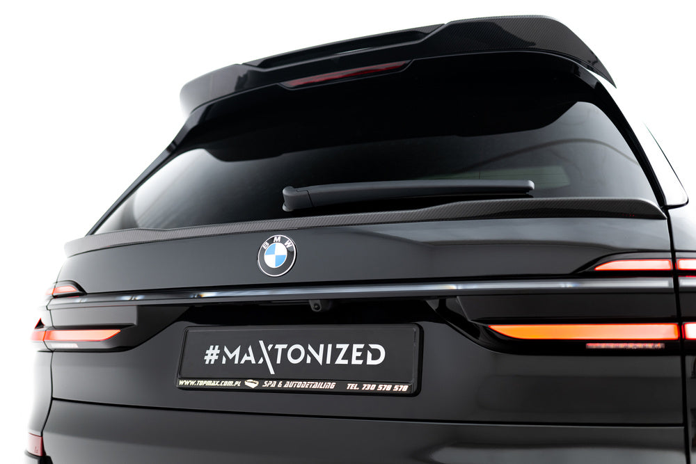 Carbon Spoiler Cap unten für BMW X7 M-Paket G07 Facelift von Maxton Design
