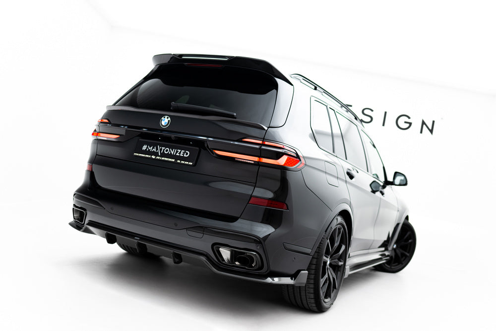 Carbon Spoiler Cap unten für BMW X7 M-Paket G07 Facelift von Maxton Design