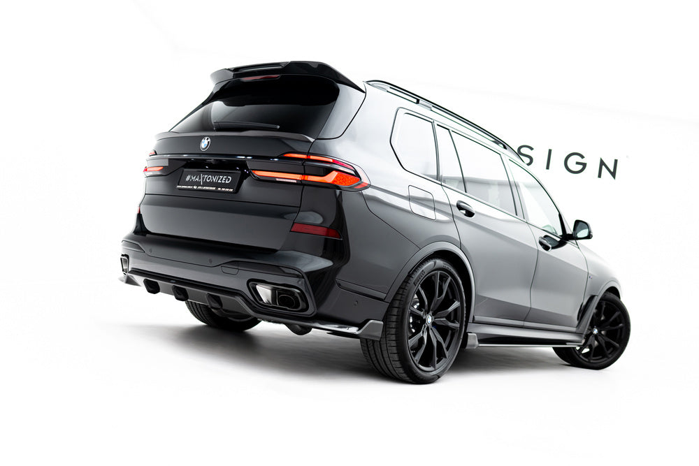 Carbon Spoiler Cap unten für BMW X7 M-Paket G07 Facelift von Maxton Design