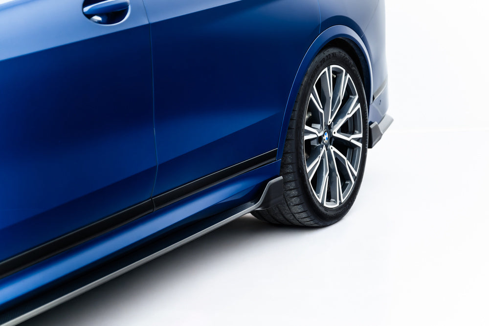 Carbon Seitenschweller Erweiterung für BMW X7 M-Paket G07 von Maxton Design