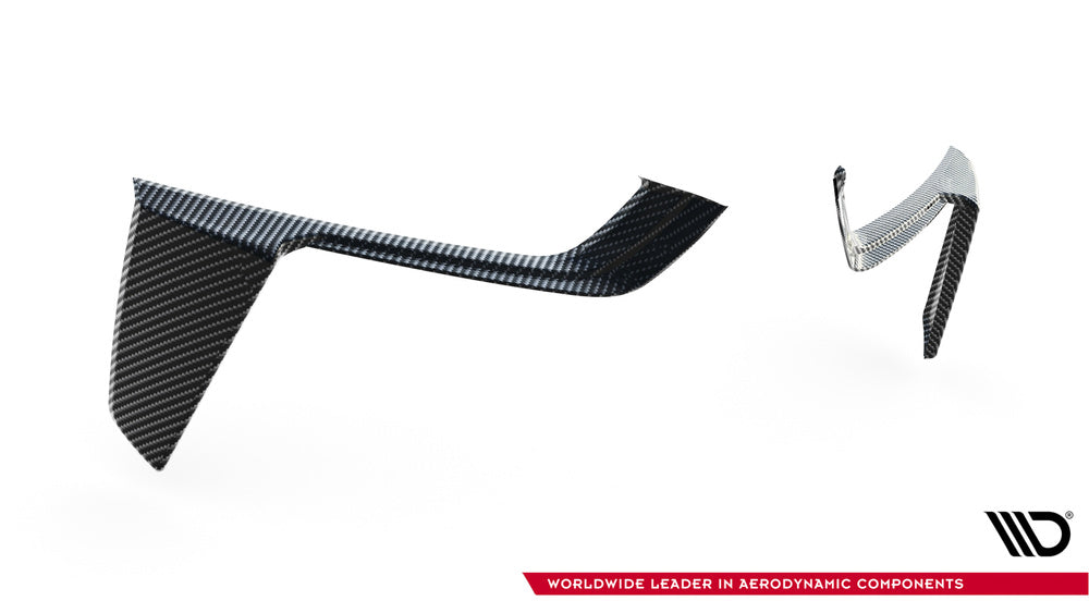 Carbon Lufteinlässe bei Frontstoßstange für BMW X7 M-Paket G07 Facelift von Maxton Design
