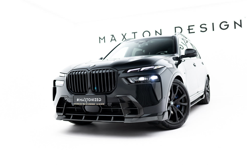 Carbon Lufteinlässe bei Frontstoßstange für BMW X7 M-Paket G07 Facelift von Maxton Design