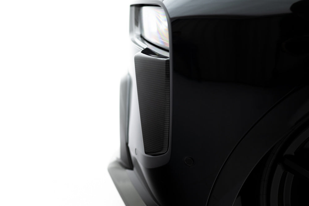 Carbon Lufteinlässe bei Frontstoßstange für BMW X7 M-Paket G07 Facelift von Maxton Design