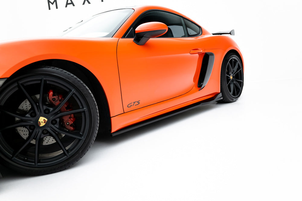 Seitenschweller Erweiterung V.2 für Porsche 718 Cayman GTS 982c von Maxton Design