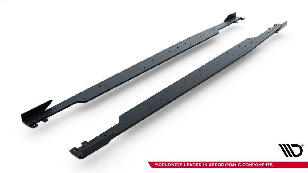 Seitenschweller Erweiterung Street Pro mit Flaps für Audi RS3 8Y Limousine Facelift von Maxton Design
