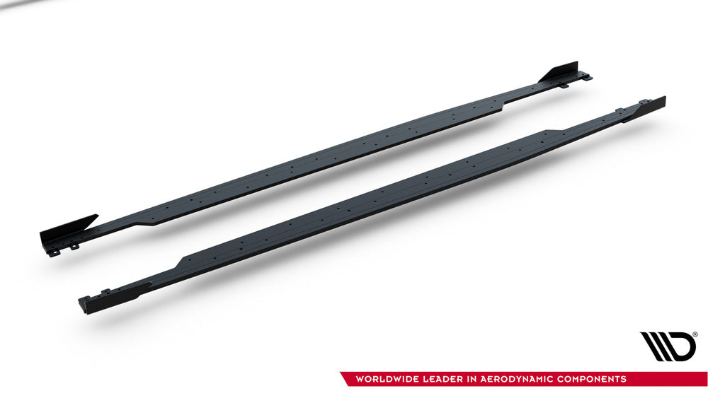 Seitenschweller Erweiterung Street Pro mit Flaps für Audi RS3 8Y Limousine Facelift von Maxton Design