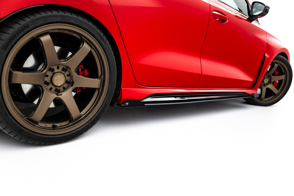 Seitenschweller Erweiterung Street Pro mit Flaps für Audi RS3 8Y Limousine Facelift von Maxton Design