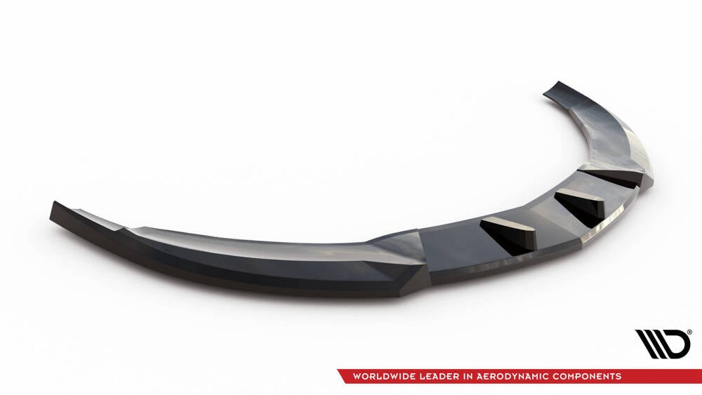 Front Lippe / Front Splitter / Frontansatz für Mercedes CLA C117 AMG-Line von Maxton Design