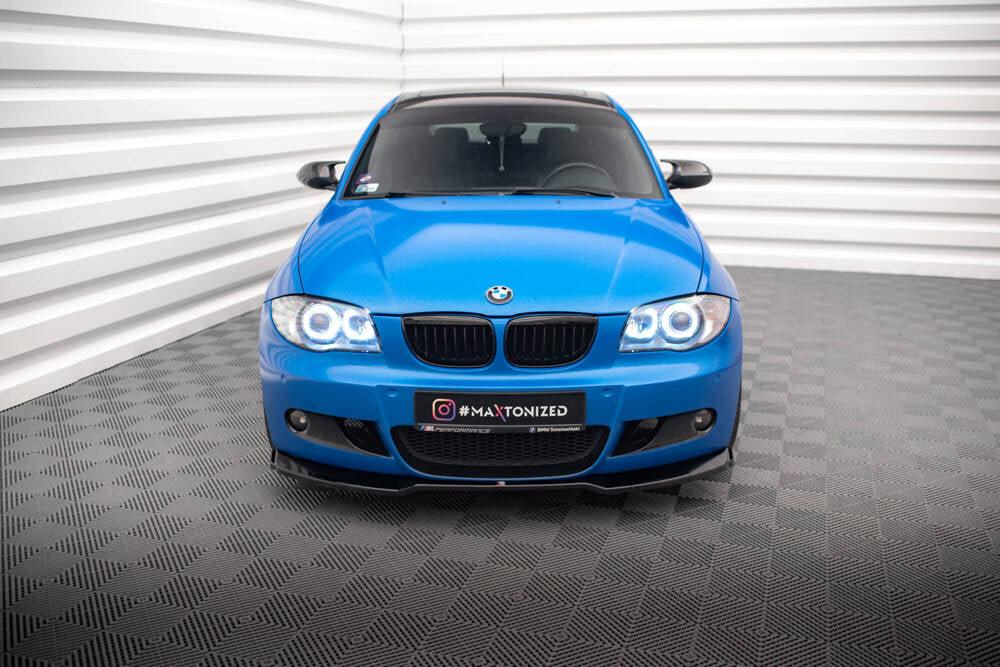 Front Lippe / Front Splitter / Frontansatz V.1 für BMW 1er E87 M-Paket Facelift von Maxton Design