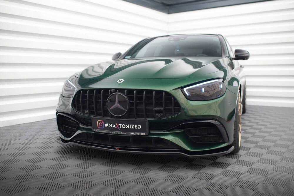 Front Lippe / Front Splitter / Frontansatz V.1 für Mercedes E63 AMG W213 Facelift von Maxton Design