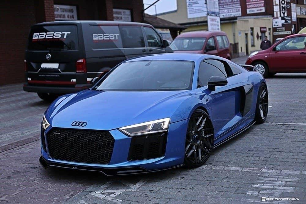 Front Lippe / Front Splitter / Frontansatz V.2 für AUDI R8 4S von Maxton Design