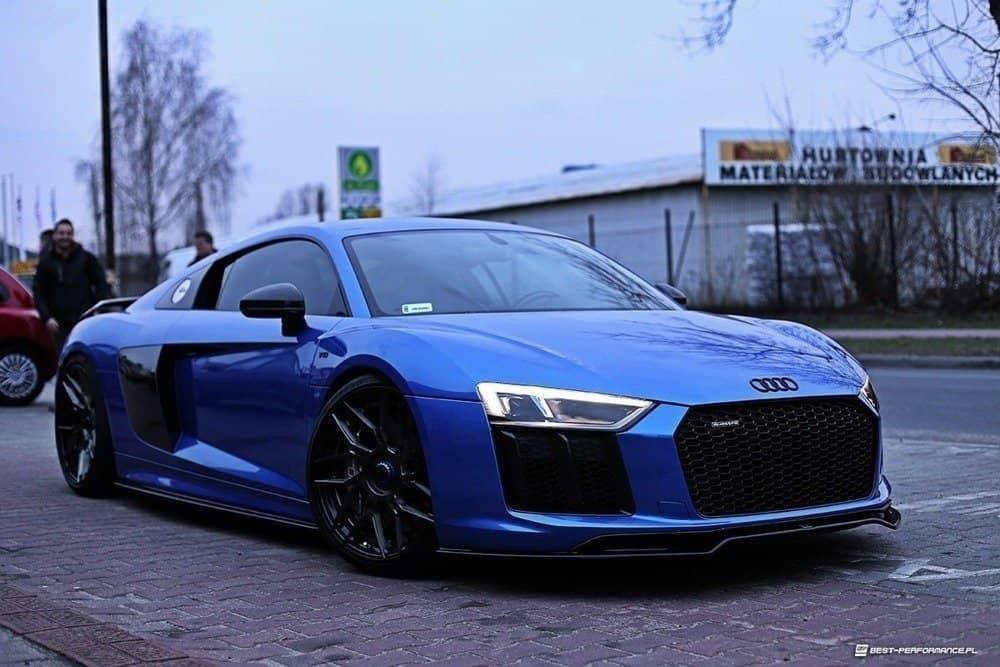 Front lip / front splitter / front apron V.2 for AUDI R8 4S by Maxton Design