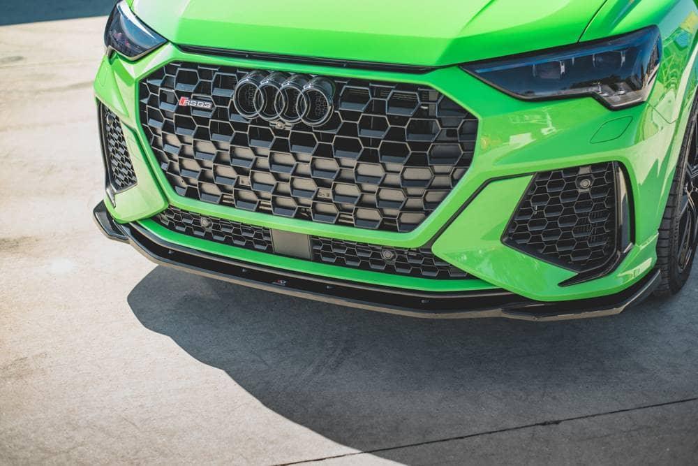 Front lip / front splitter / front apron V.2 for Audi RSQ3 (F3) by Maxton Design