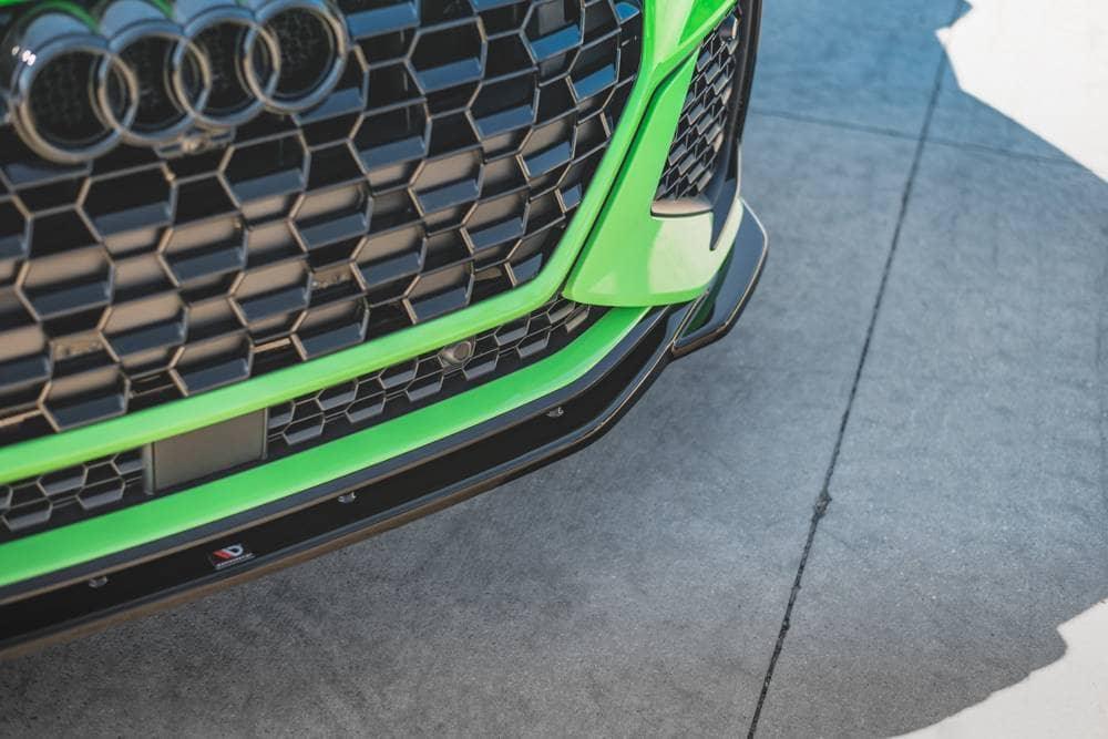 Front lip / front splitter / front apron V.2 for Audi RSQ3 (F3) by Maxton Design