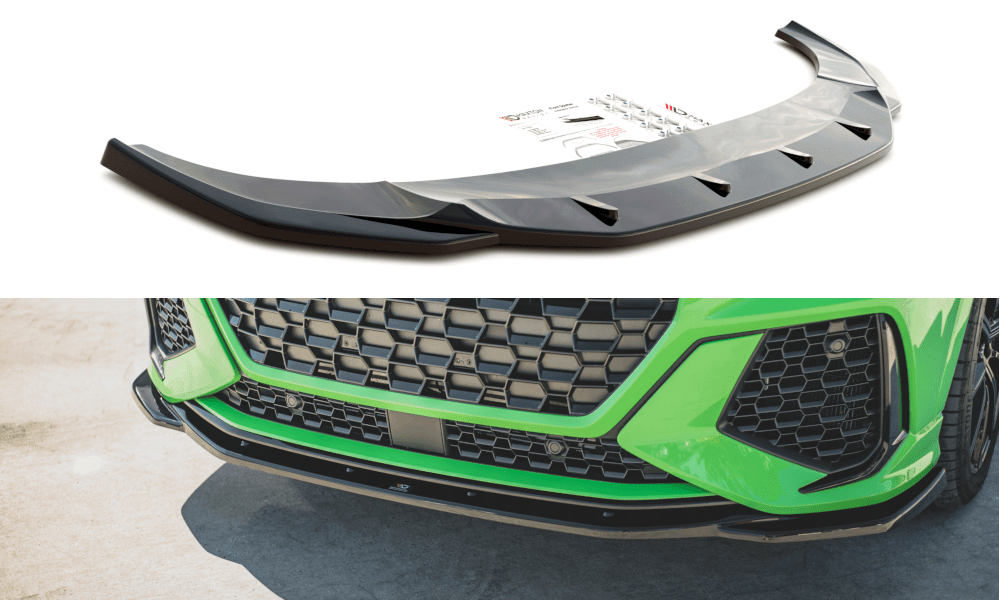 Front lip / front splitter / front apron V.2 for Audi RSQ3 (F3) by Maxton Design