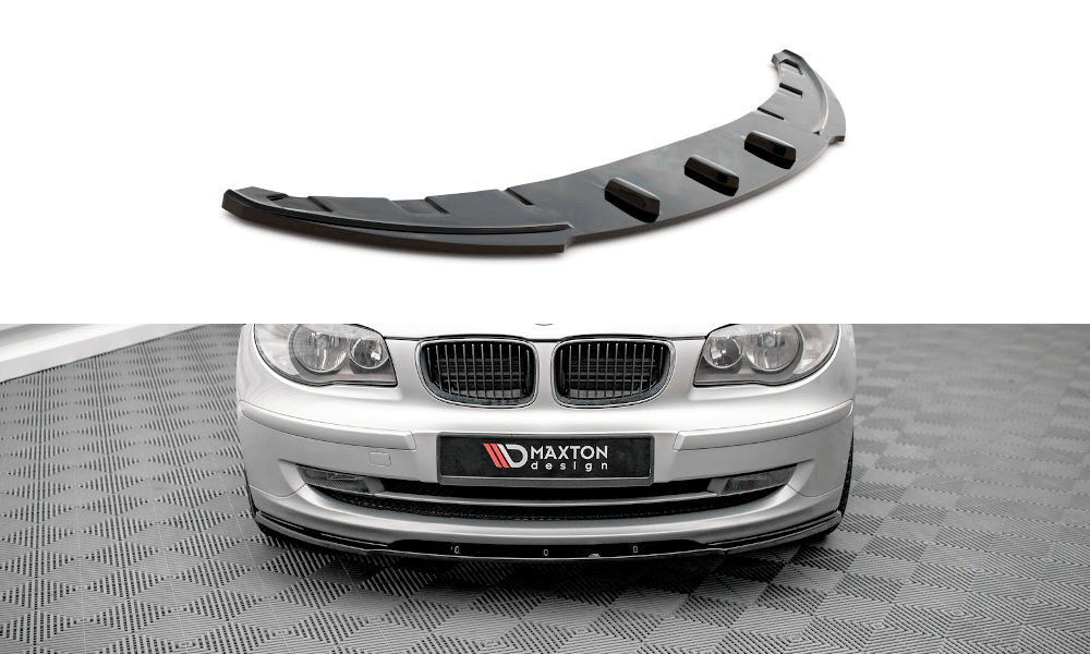 Front Lippe / Front Splitter / Frontansatz V.2 für BMW 1er E81 Facelift von Maxton Design
