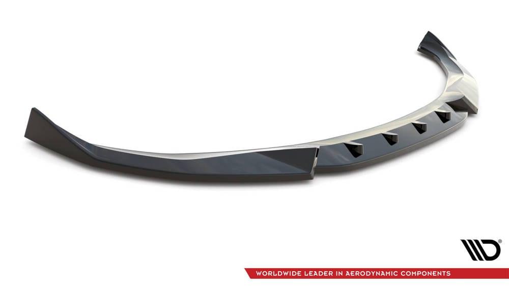 Front Lippe / Front Splitter / Frontansatz V.2 für BMW i4 M-Paket G26 von Maxton Design
