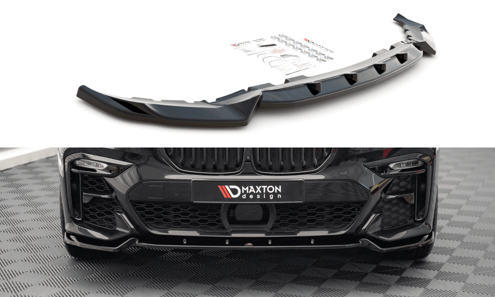 Front Splitter / Cup Schwert / Frontansatz V.2 für BMW X7 M G07 von Maxton Design