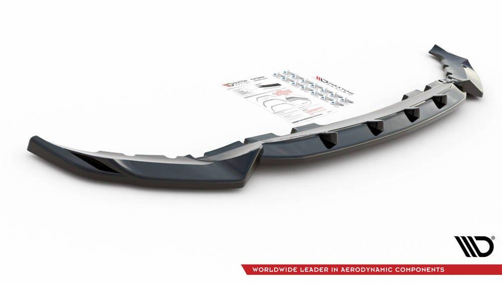 Front Splitter / Cup Schwert / Frontansatz V.2 für BMW X7 M G07 von Maxton Design