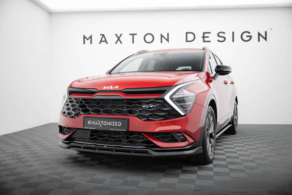 Front Lippe / Front Splitter / Frontansatz V.2 für Kia Sportage GT-Line (NQ5) von Maxton Design