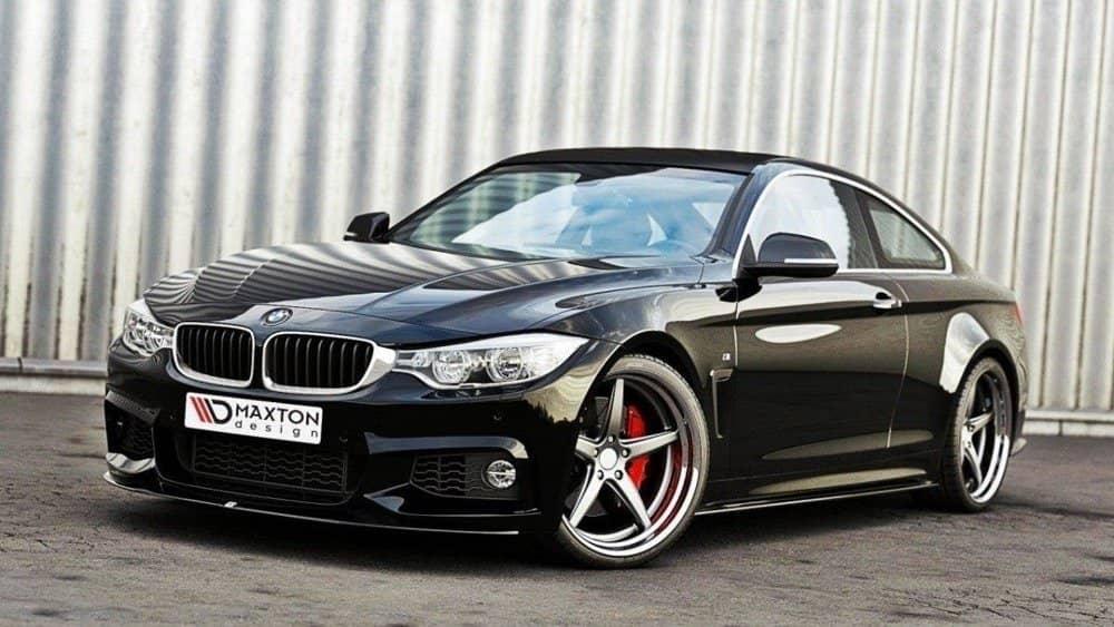 Front lip / front splitter / front apron V.2 for BMW 4 Series F32 M-Package (GTS-LOOK) by Maxton Design