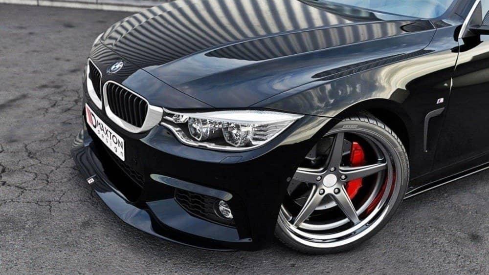 Front lip / front splitter / front apron V.2 for BMW 4 Series F32 M-Package (GTS-LOOK) by Maxton Design