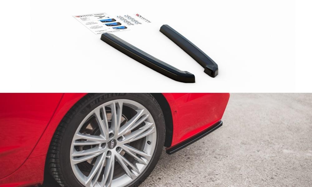 Side rear diffuser extension for Audi A7 C8 S-Line by Maxton Design