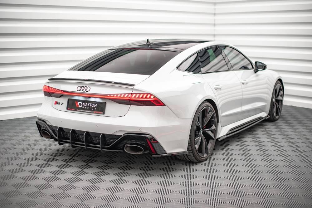Seitliche Heck Diffusor Erweiterung V.1 für Audi RS7 C8 von Maxton Design
