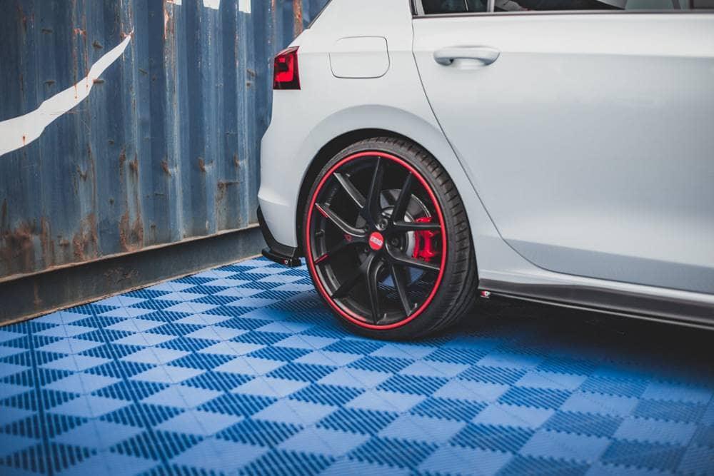 Side rear diffuser extension for VW Golf 8 GTI by Maxton Design