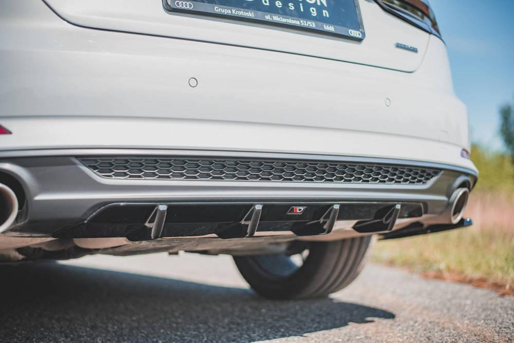 Heckdiffusor Erweiterung für Audi A5 F5 S-Line von Maxton Design