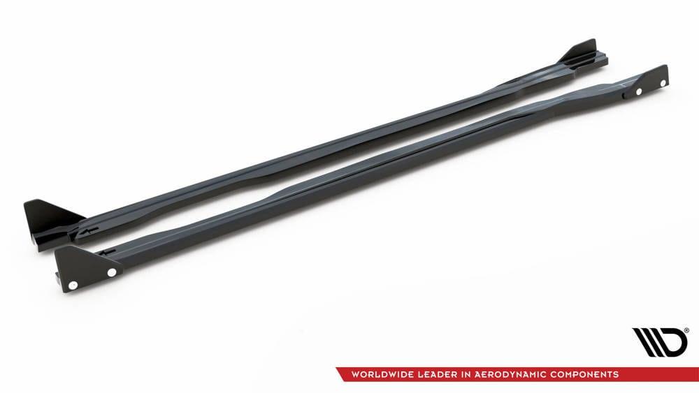 Seitenschweller Erweiterung mit Flaps für Honda Civic X Sport von Maxton Design